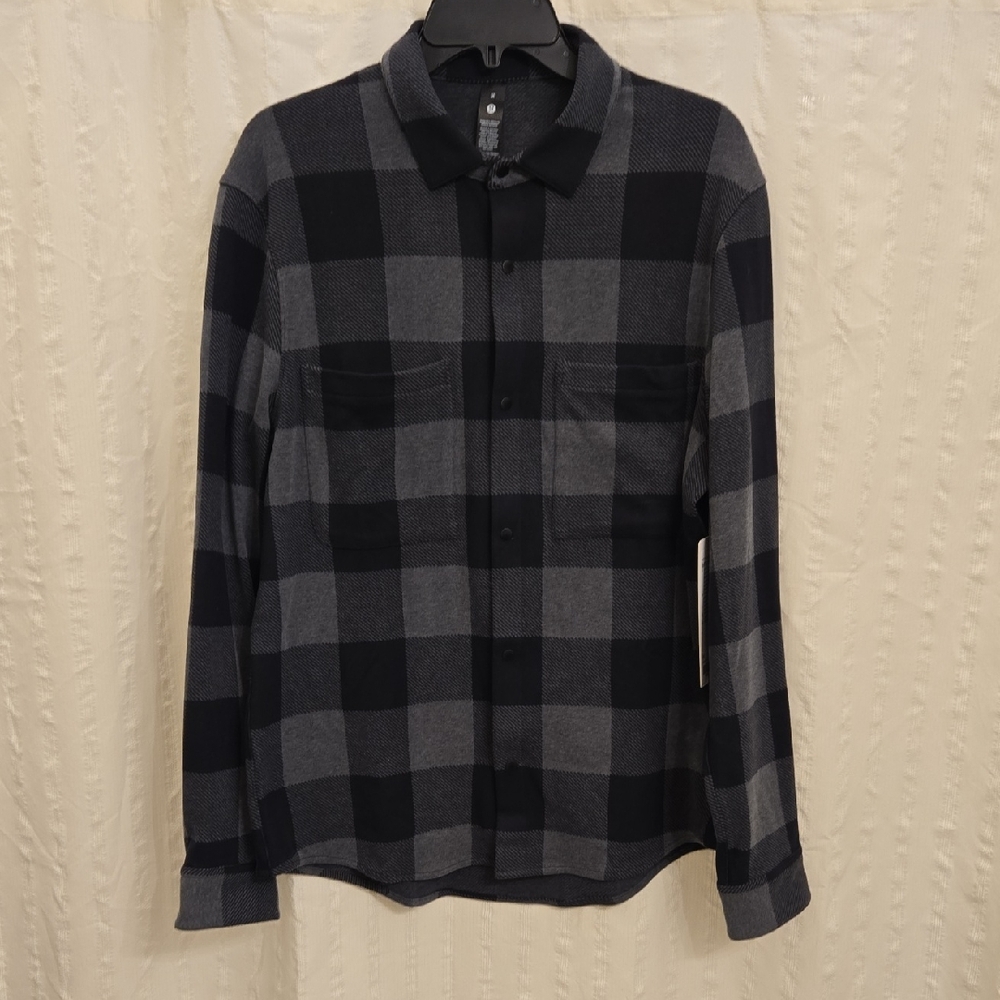 Lululemon Athletica Dark Plaid Shirt